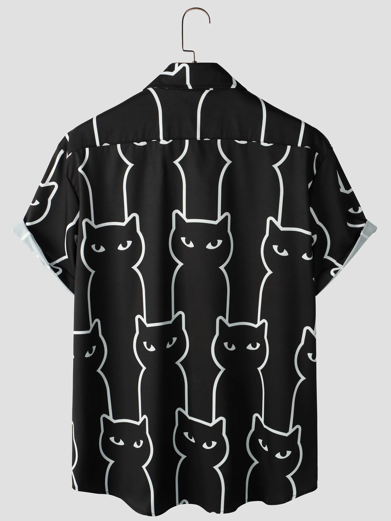 Vintage shirt Cats Print Men's