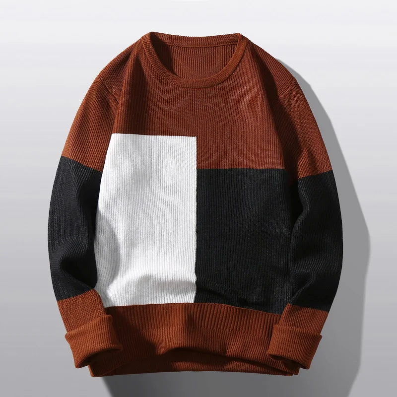 Unisex Round Neck Streetwear Fashion Warm Sweater