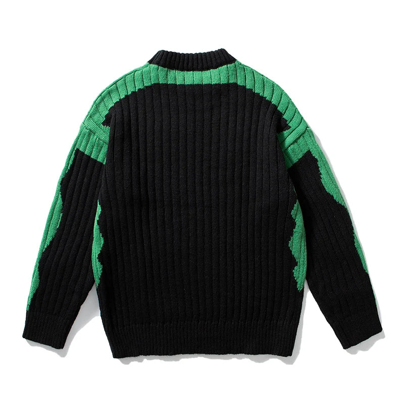 Unisex Sweater Streetwear  Knitted Pullover  Long Sleeve Sweaters