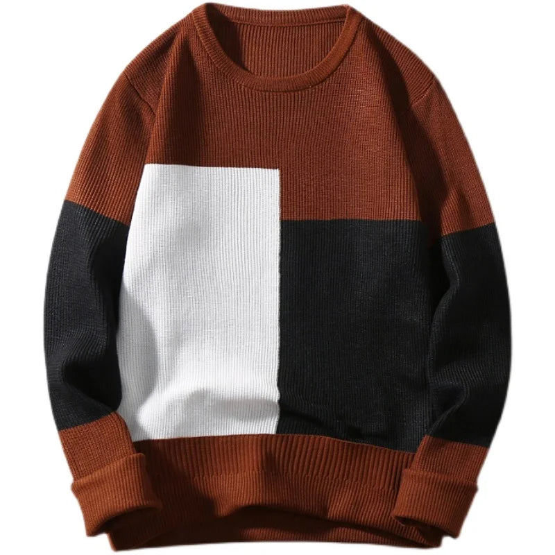 Unisex Round Neck Streetwear Fashion Warm Sweater