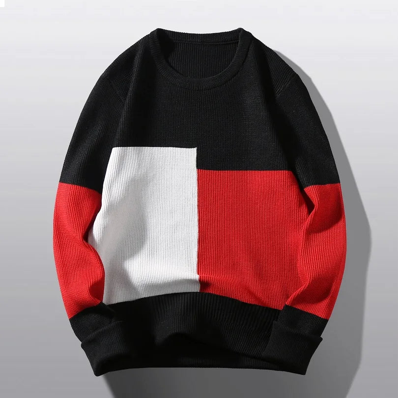 Unisex Round Neck Streetwear Fashion Warm Sweater