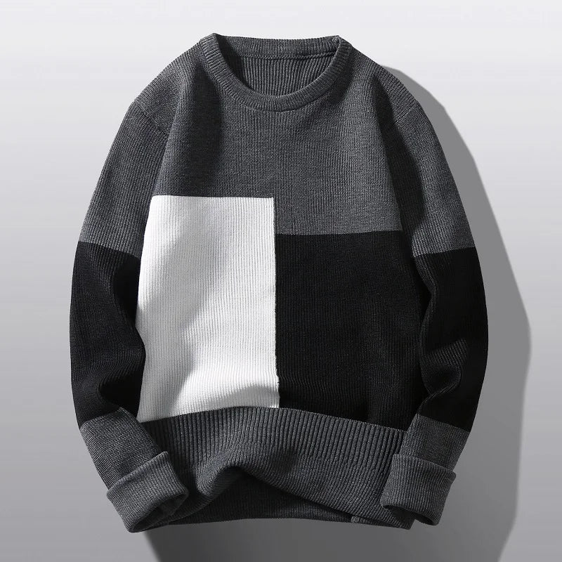 Unisex Round Neck Streetwear Fashion Warm Sweater